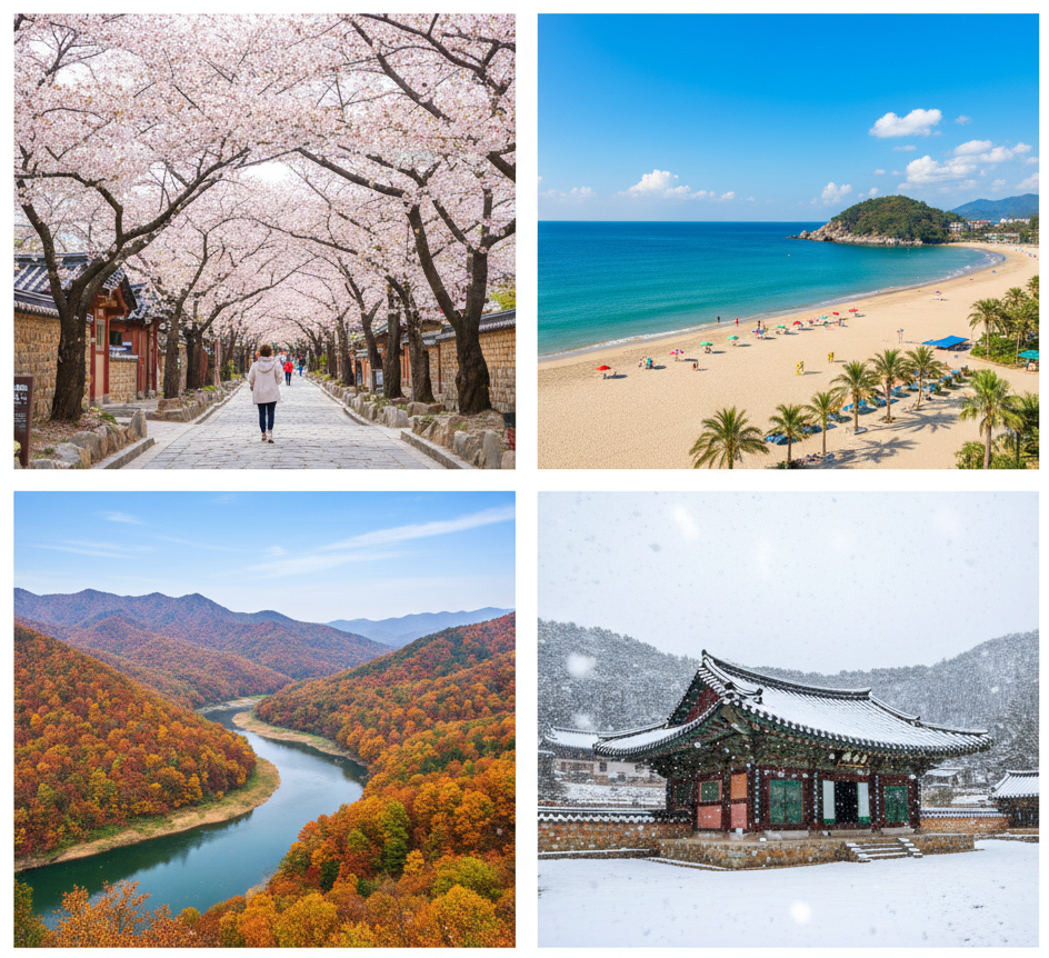 Four seasons in Korea